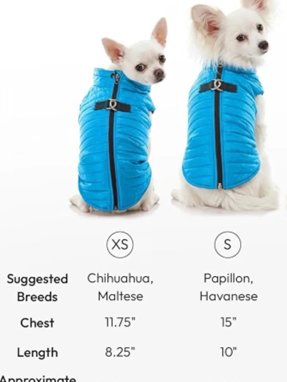 Gooby Fashion Vest Dog Jacket - New